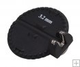 Centrklíč PRO-T černý pro nipl 3,2mm