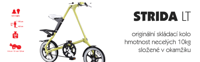 skládací kolo Strida LT v Praze 4, nový model 2013, barva mustard