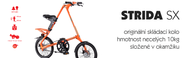 Strida Sx - legendární skládací kolo s 18" koly