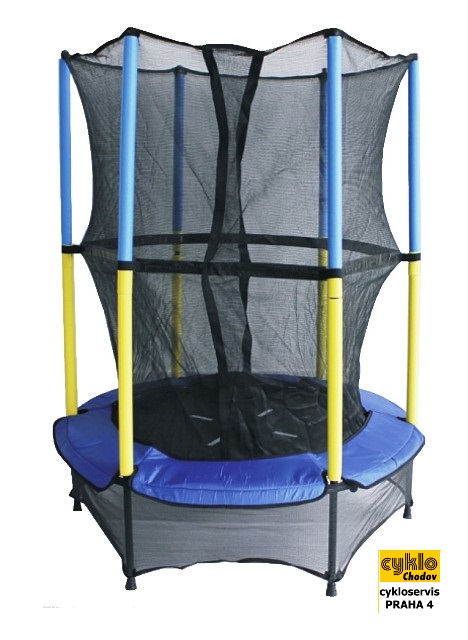 trampolína s vnitřní sítí nosnost 50kg.