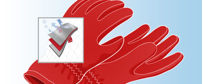 Windstopper rukavice pro jízdu na kole - ideální materiál